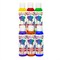 Colorations Liquid Watercolor Paint Rainbow Pack Classroom Supplies for Kids Arts and Crafts Variety Set (Pack of 6), Homeschool, Home School Use
